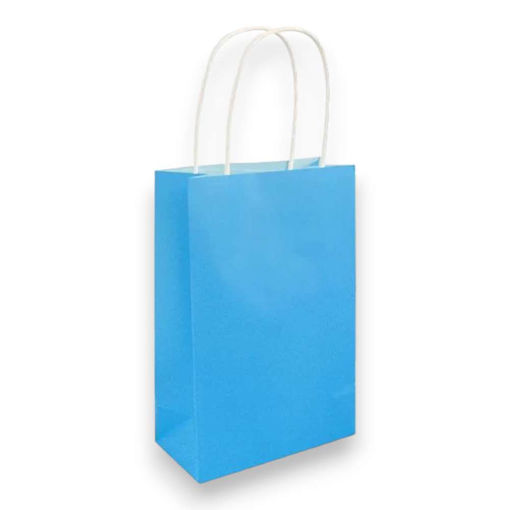 Picture of PAPER PARTY BAGS BLUE